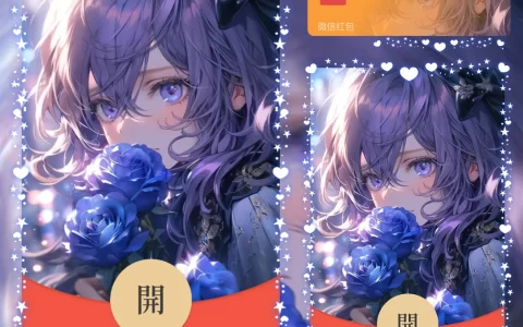 [微信红包封面情侣系列] 玫瑰情侣-女款