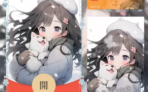 [微信红包封面情侣系列] 甜蜜告白-女款