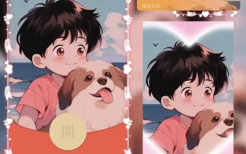 [微信红包封面情侣系列] 想对你说-男款