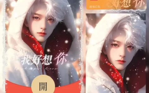 [微信红包封面情侣系列] 我期待的不是雪-男款