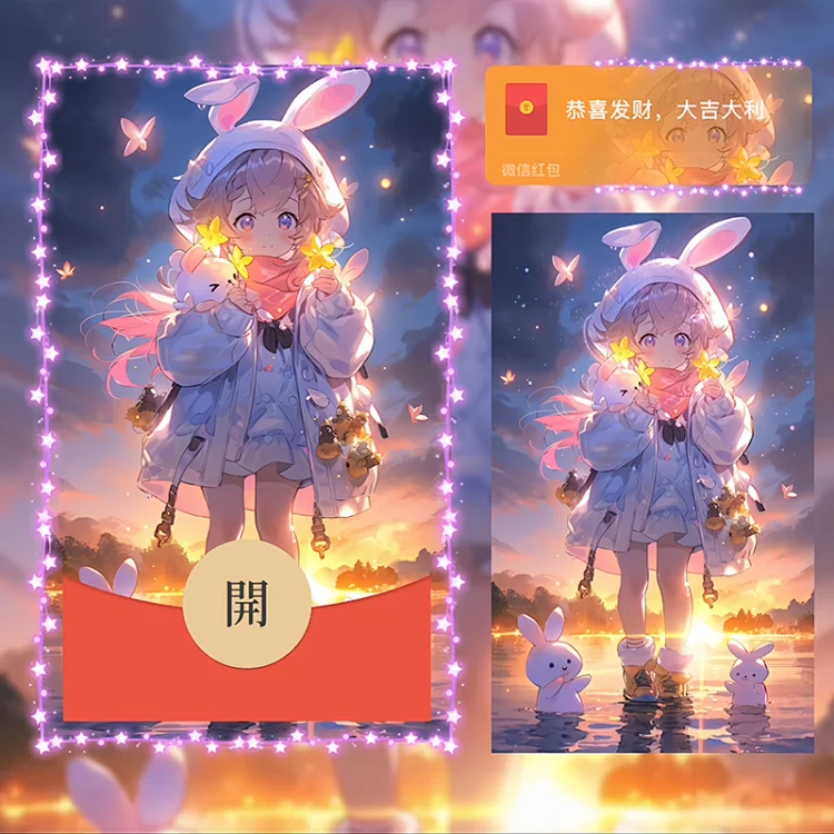 [微信红包封面少女系列] 宝藏女孩