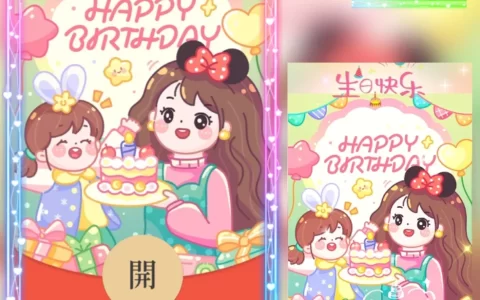 [微信红包封面生日系列] 生日快乐/yj