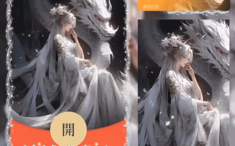 [微信红包封面神龙系列] 神域小龙女
