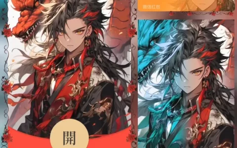 [微信红包封面人龙系列]御龙少年/xm
