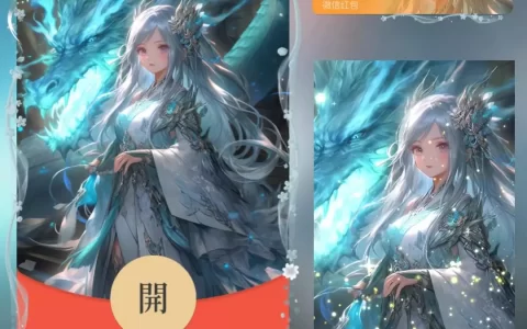 [微信红包封面人龙系列]神龙少女