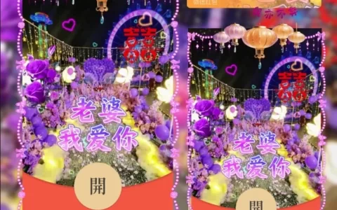 [微信红包封面爱情系列] 老婆我爱你/ds