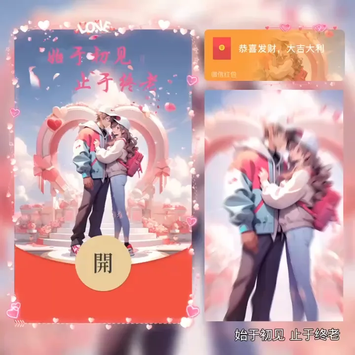 [微信红包封面情侣系列] 始于初见止于终老/bao