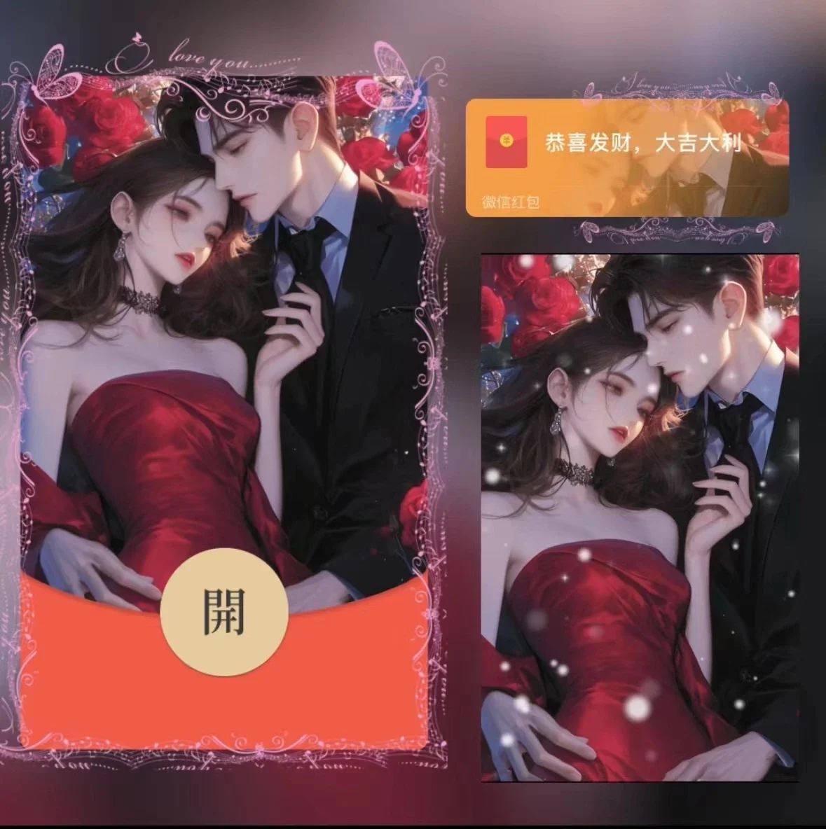 [微信红包封面情侣系列] 甜蜜情侣zy