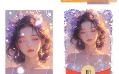 [微信红包封面情侣系列] 紫罗兰情侣/女款