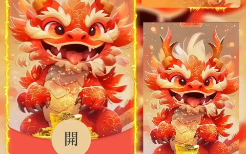 [微信红包封面萌宠系列]招财龙龙/kb