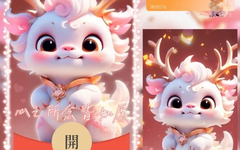 [微信红包封面萌宠系列]心之所念皆如愿龙龙
