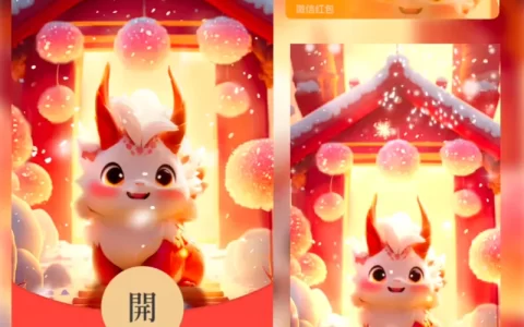 [微信红包封面发财系列] 祥龙献瑞/st