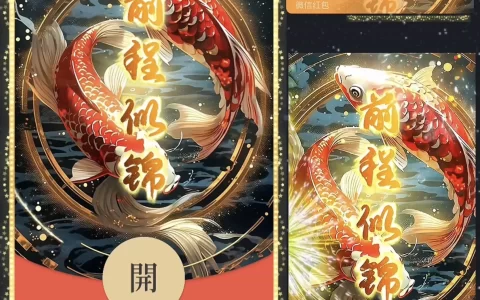 [微信红包封面发财系列] 前程似锦/bz