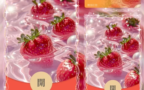 [微信红包封面静态系列] 一切莓好如约而至-静态