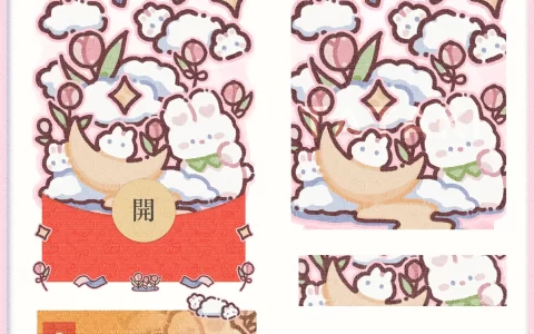 [微信红包封面静态系列] 郁金香兔兔-静态