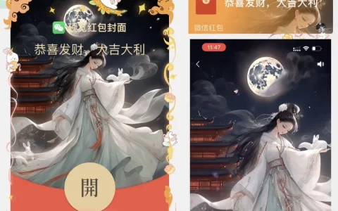 [微信红包封面节日系列] 月兔