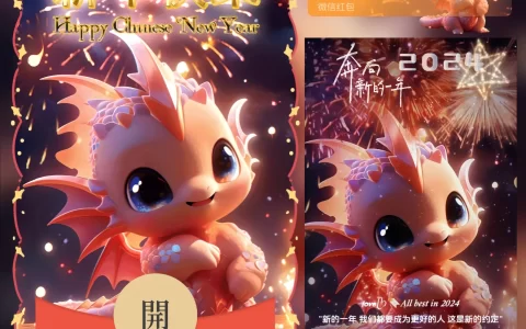 [微信红包封面龙年贺岁系列] 新年快乐龙龙