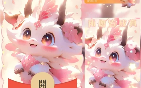 [微信红包封面龙年贺岁系列] 所愿皆成真龙龙
