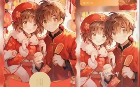 [微信红包封面卡通系列] 百变小樱李小狼/yu