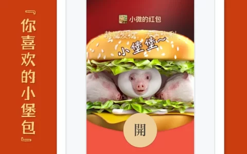 [微信红包封面猪小迈系列] 你喜欢的小堡包