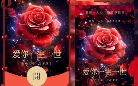 [微信红包封面爱情系列] 爱你一生一世