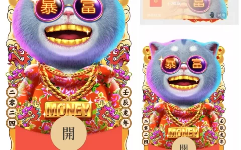 [斑布猫系列] 兔然暴富大金牙/斑布猫