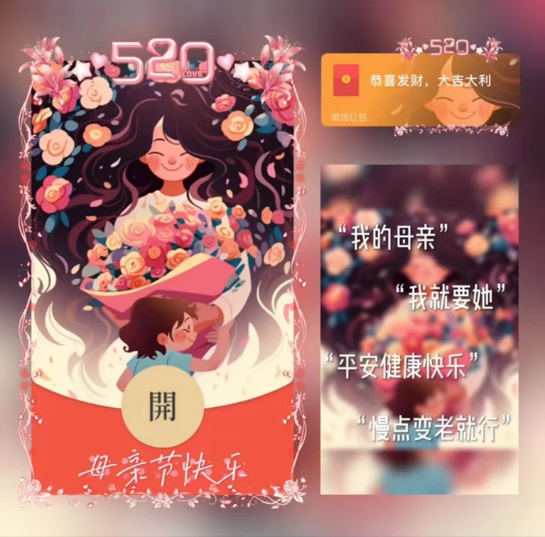 [微信红包封面节日系列] 母亲节快乐VIII