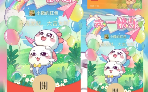 [微信红包封面儿童节系列]六一快乐/汤圆酱