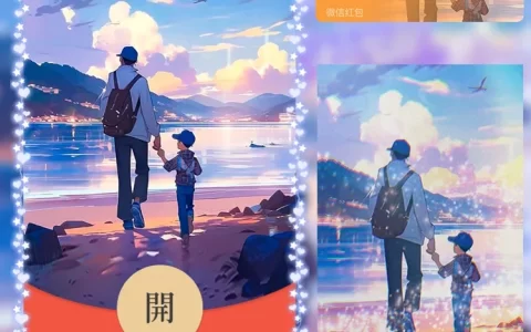 [微信红包封面节日系列]感谢老爸陪我长大