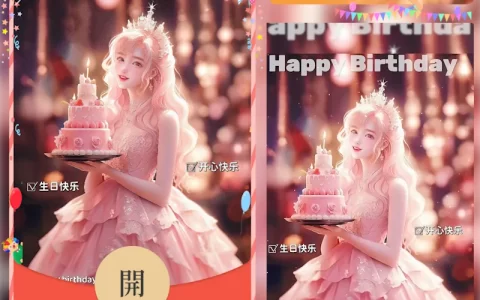 [微信红包封面生日系列]生日快乐