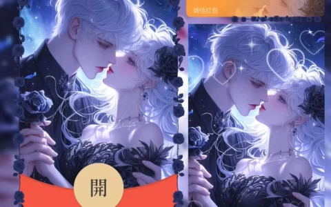 [微信红包封面爱情系列]黑玫瑰情侣/异形动态