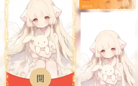 [微信红包封面少女系列]人形电脑天使心