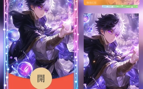 [微信红包封面少女系列]魔法少男1