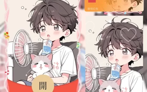 [微信红包封面情侣系列]清凉夏日 男