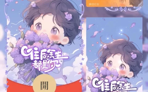 [微信红包封面情侣系列]余生都是你 男