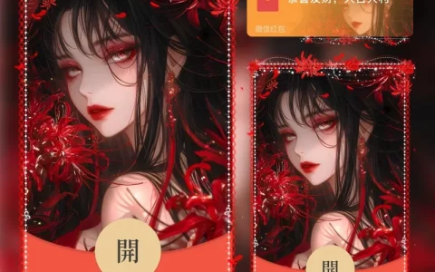 [微信红包封面情侣系列]彼岸花开 女