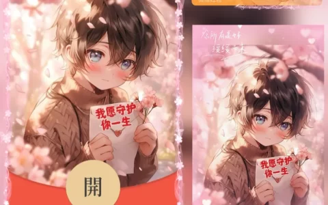 [微信红包封面七夕系列] 我愿守护你一生/男