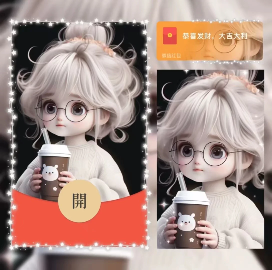 [微信红包封面奶茶系列] 可以给我买一杯奶茶吗