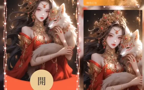 [王者荣耀系列] 红裙九尾狐仙/la