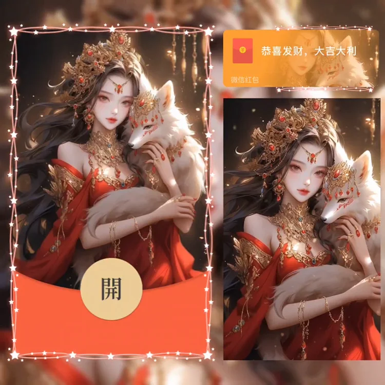 [王者荣耀系列] 红裙九尾狐仙/la