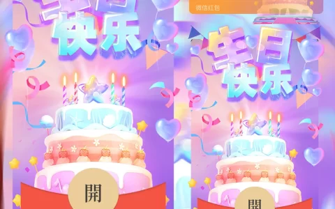 [生日系列] 生日快乐