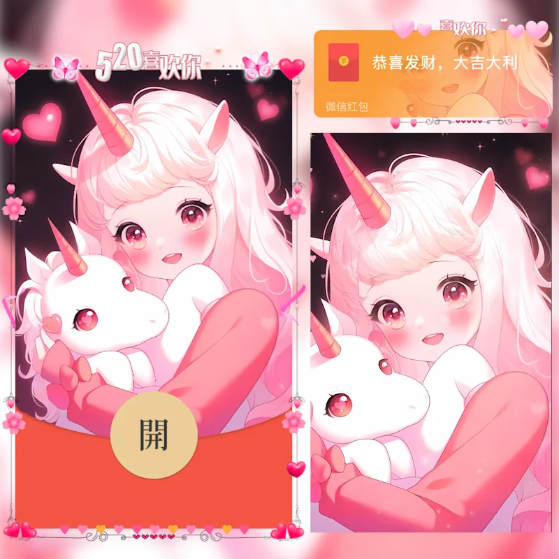 [卡通系列] 独角兽小女孩/hs