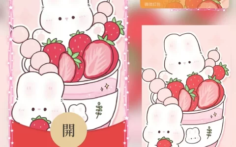 [卡通系列] 草莓果捞兔兔/Sp