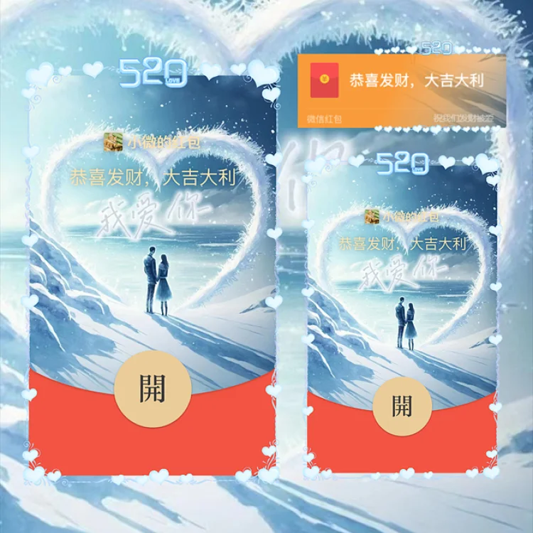 [情侣系列] 雪中告白/我爱你/la