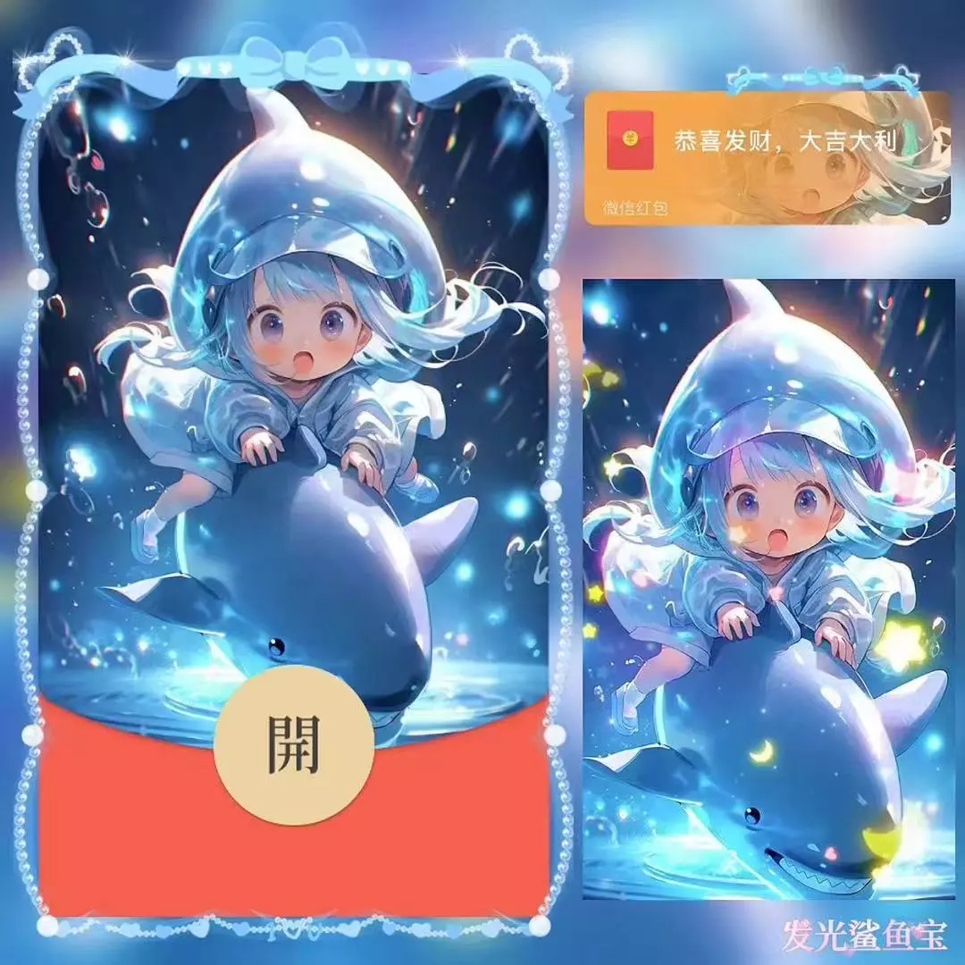 [卡通系列] 发光鲨鱼宝/bz