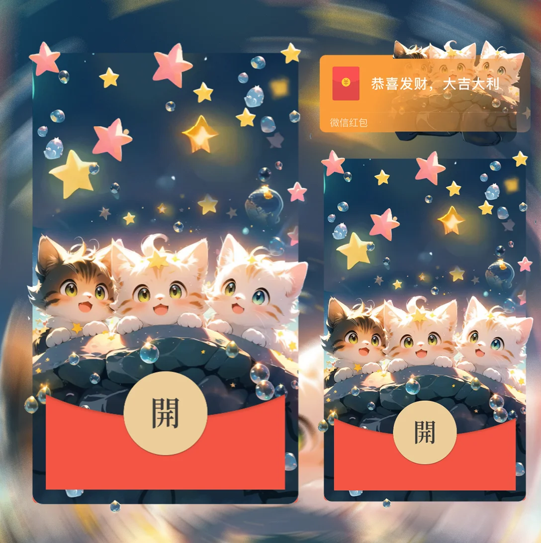 [卡通系列] 星空猫猫