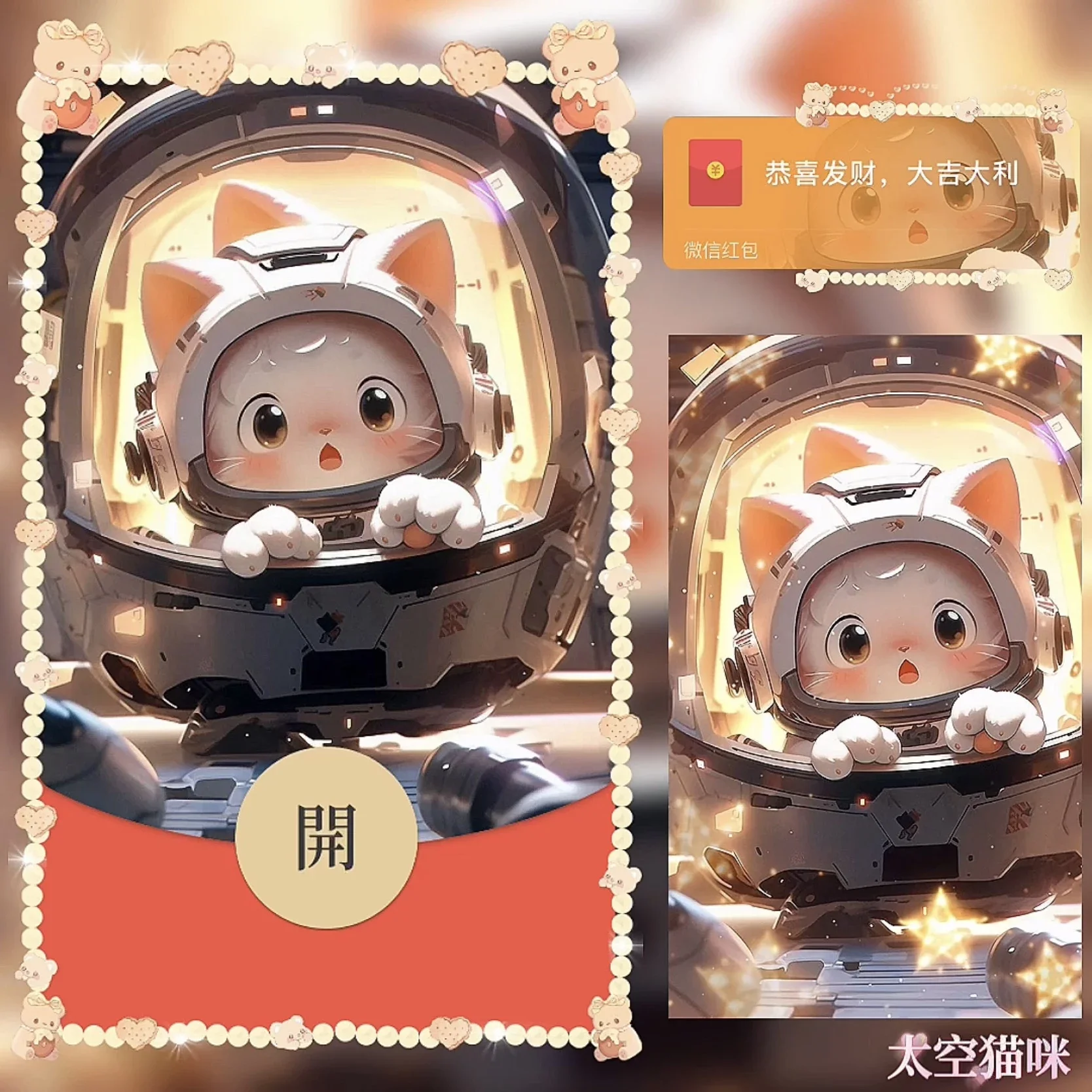 [卡通系列] 太空猫咪/bz