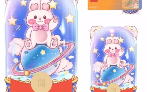 [卡通系列] 水晶罩星空兔兔