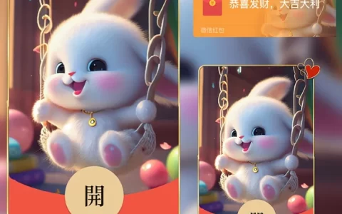 [卡通系列] 秋千兔