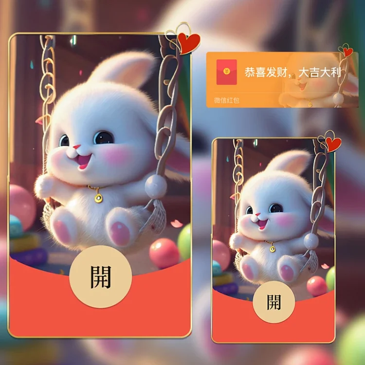 [卡通系列] 秋千兔